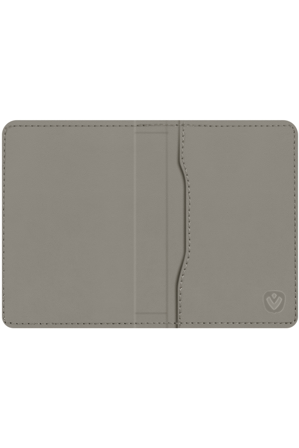 Valenta Leather Card Wallet Snap Grey - Afbeelding 3