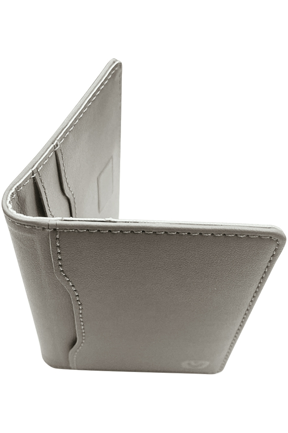 Valenta Leather Card Wallet Snap Grey - Afbeelding 6