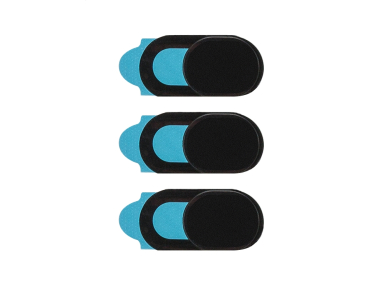 Xccess Selfie Camera Privacy Cover For Mobile Black (3-Pack)