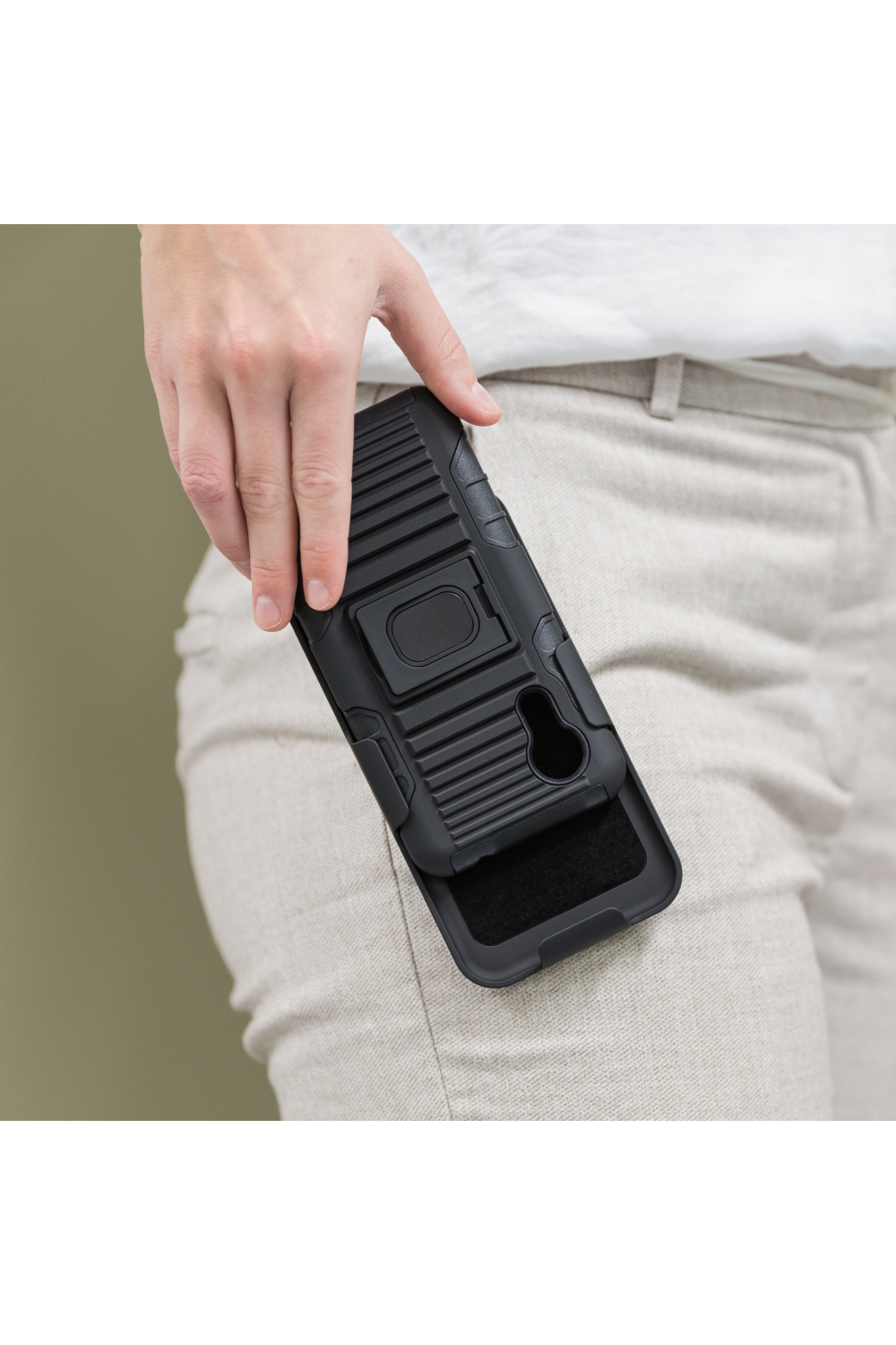 Xccess Combo Holster With Clip Samsung Galaxy Xcover 5 Black - Afbeelding 5
