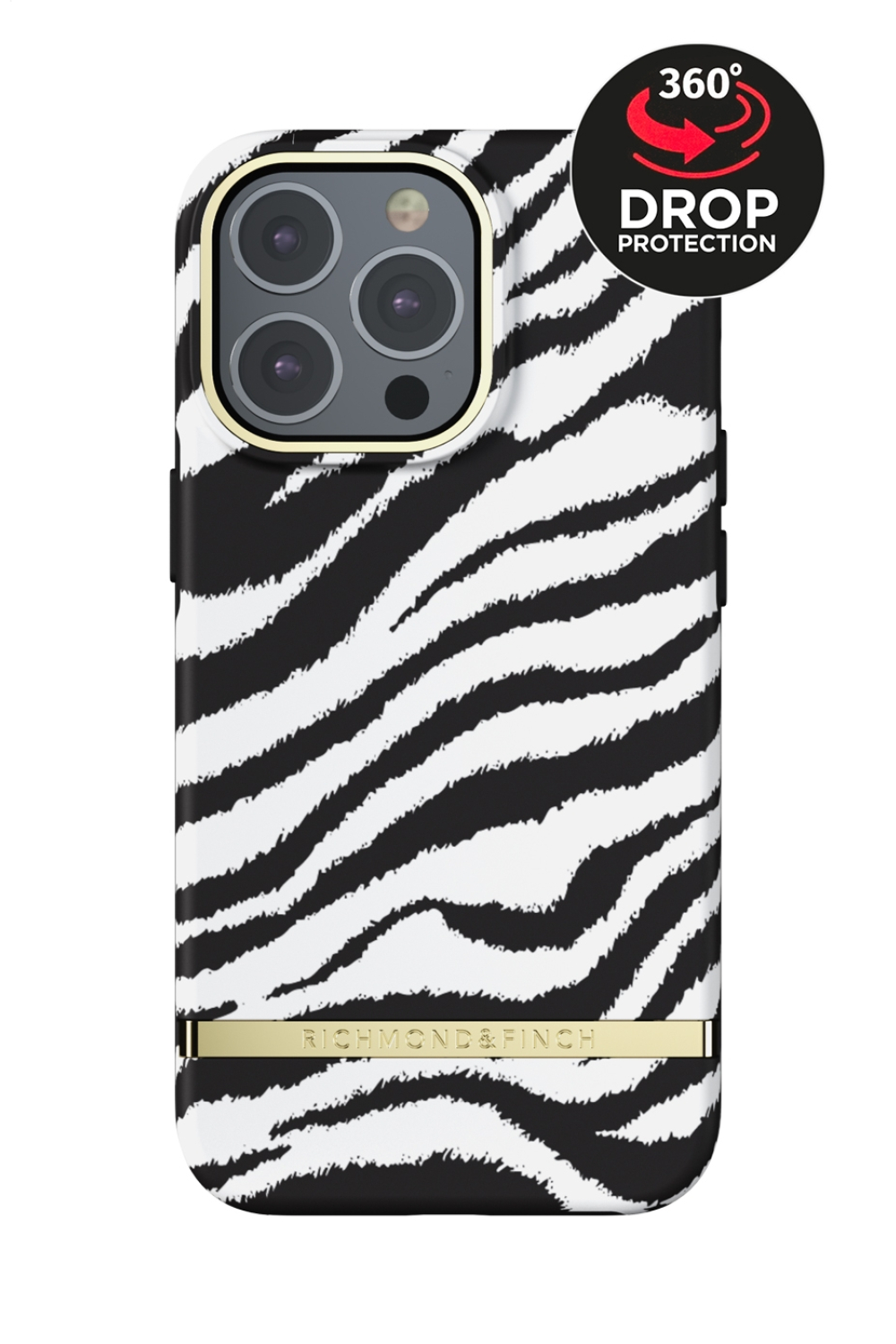 Richmond & Finch Freedom Series One-Piece Apple Iphone 13 Pro Zebra