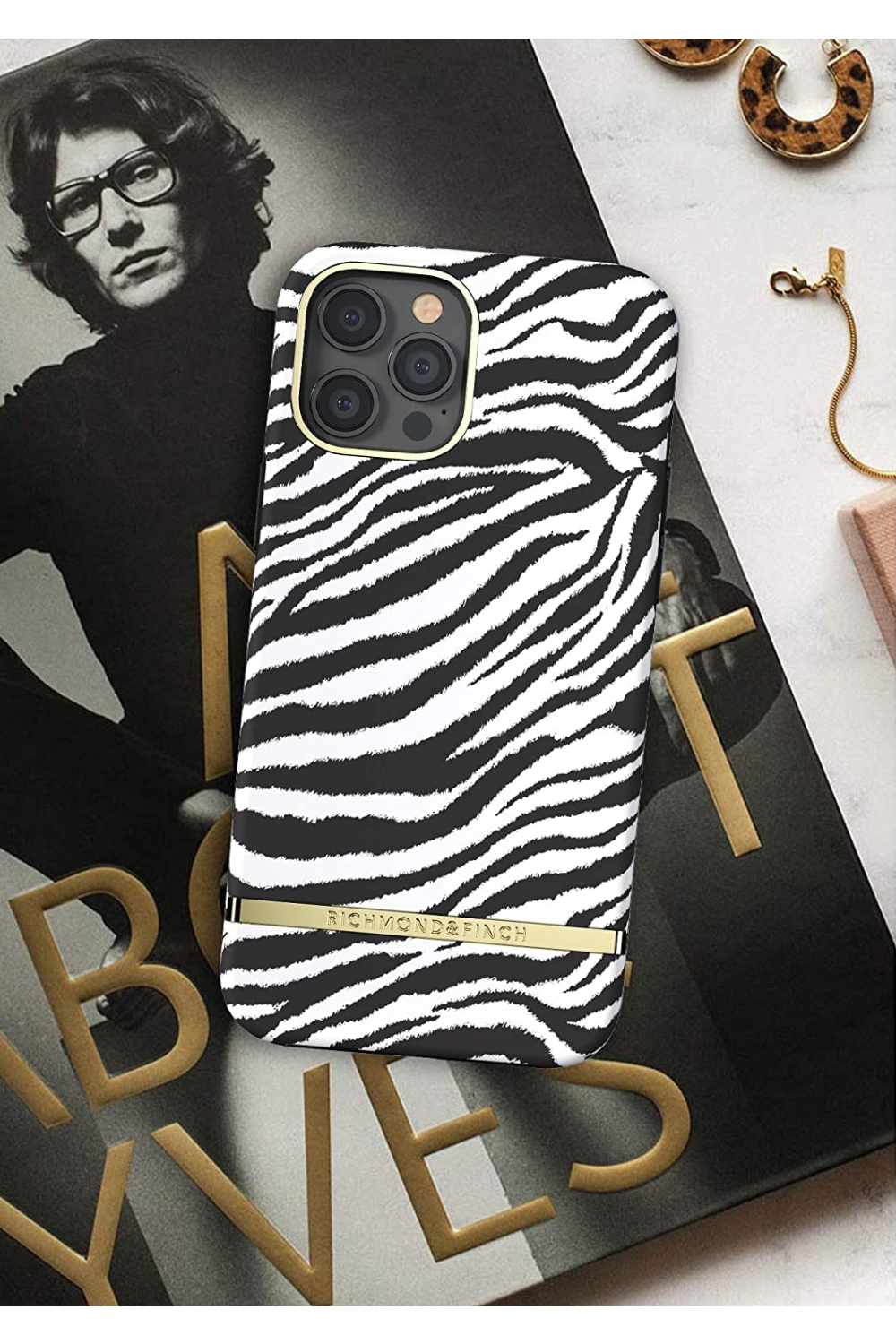 Richmond & Finch Freedom Series One-Piece Apple Iphone 13 Pro Max Zebra - Afbeelding 10