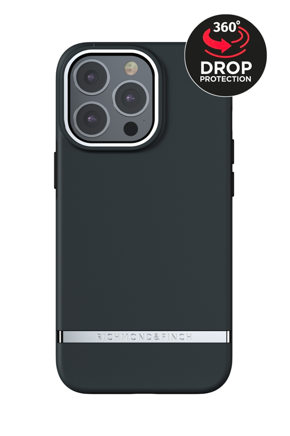 Richmond & Finch Freedom Series One-Piece Apple Iphone 13 Pro Black Out