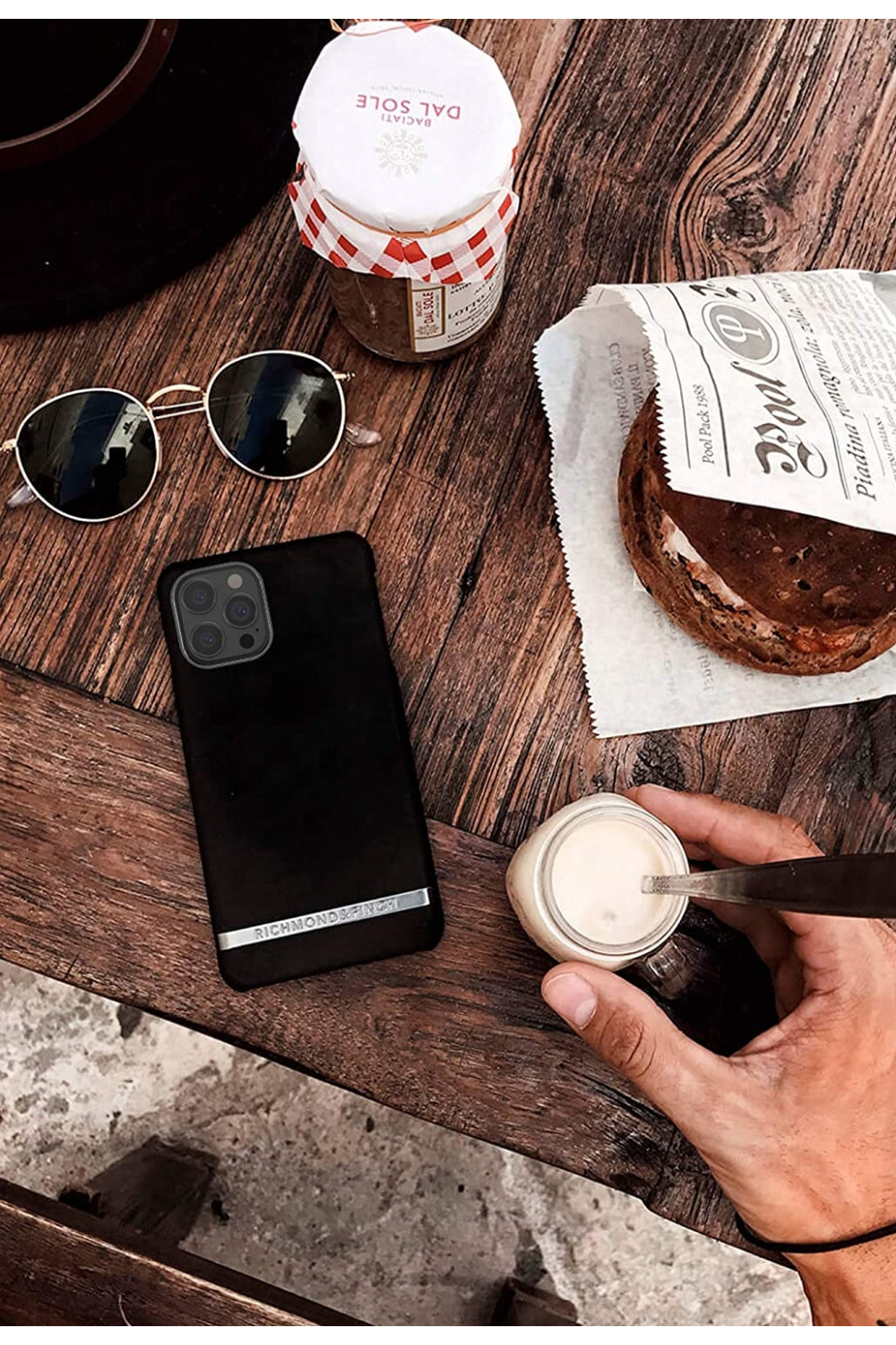 Richmond & Finch Freedom Series One-Piece Apple Iphone 13 Pro Black Out - Afbeelding 10