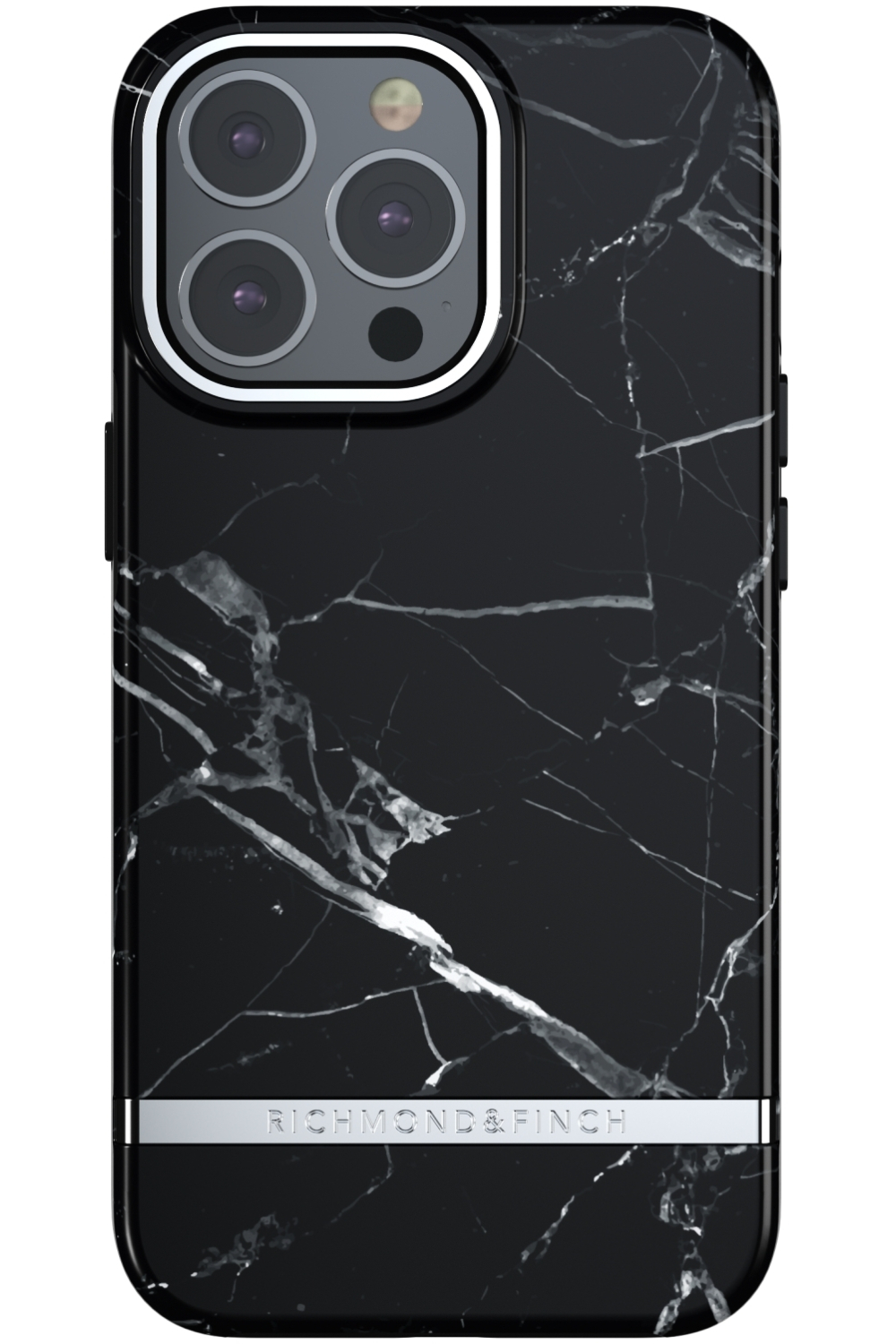 Richmond & Finch Freedom Series One-Piece Apple Iphone 13 Pro Black Marble - Afbeelding 2