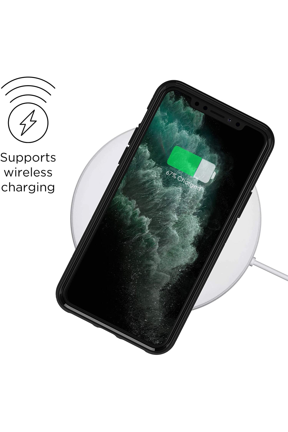 Richmond & Finch Freedom Series One-Piece Apple Iphone 13 Pro Black Marble - Afbeelding 8