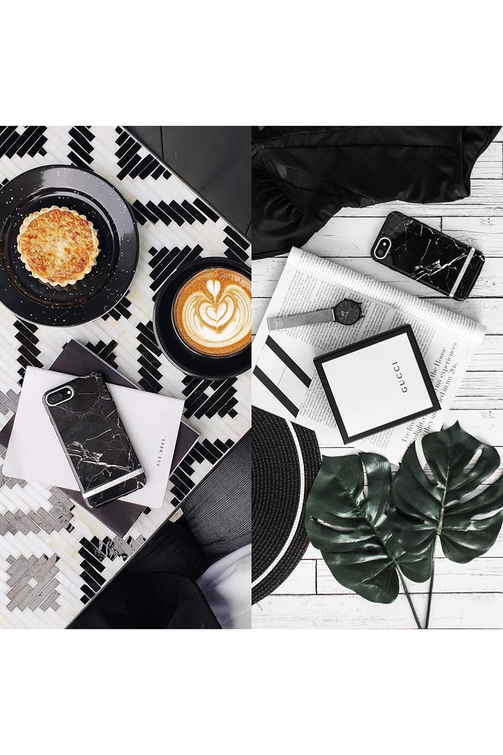 Richmond & Finch Freedom Series One-Piece Apple Iphone 13 Pro Black Marble - Afbeelding 9