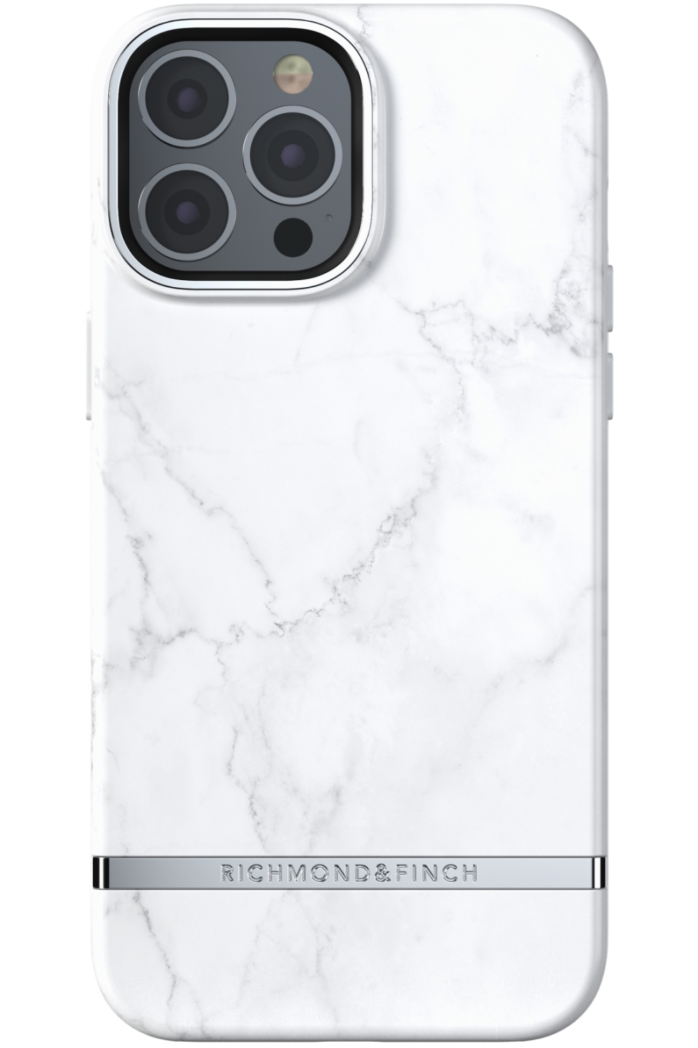 Richmond & Finch Freedom Series One-Piece Apple Iphone 13 Pro Max White Marble - Afbeelding 2