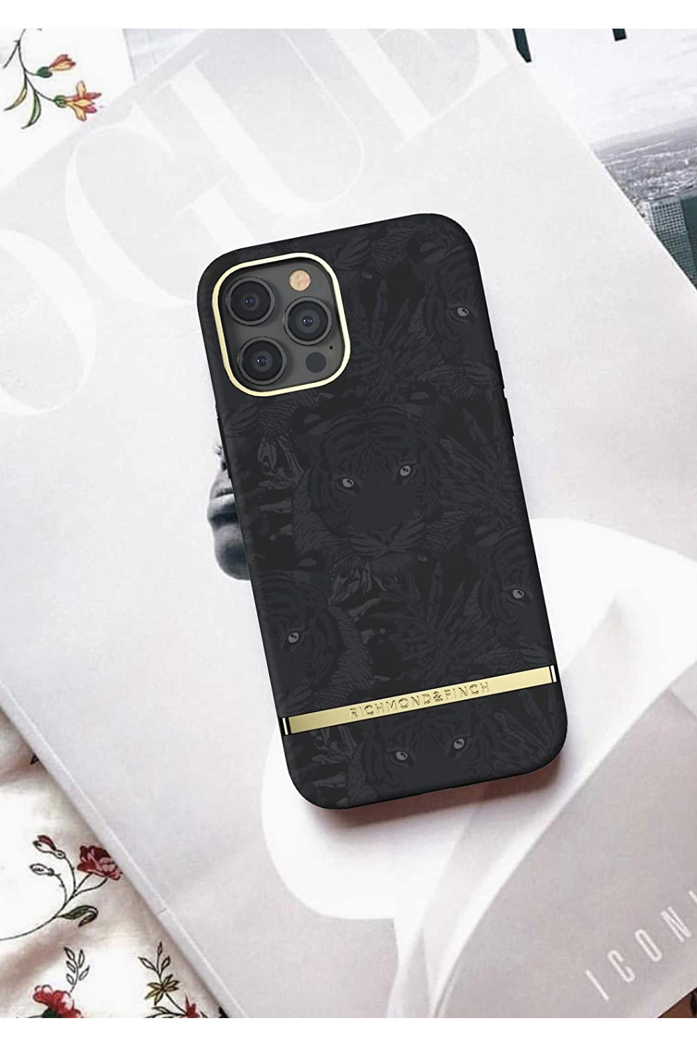 Richmond & Finch Freedom Series One-Piece Apple Iphone 13 Pro Max Black Tiger - Afbeelding 10