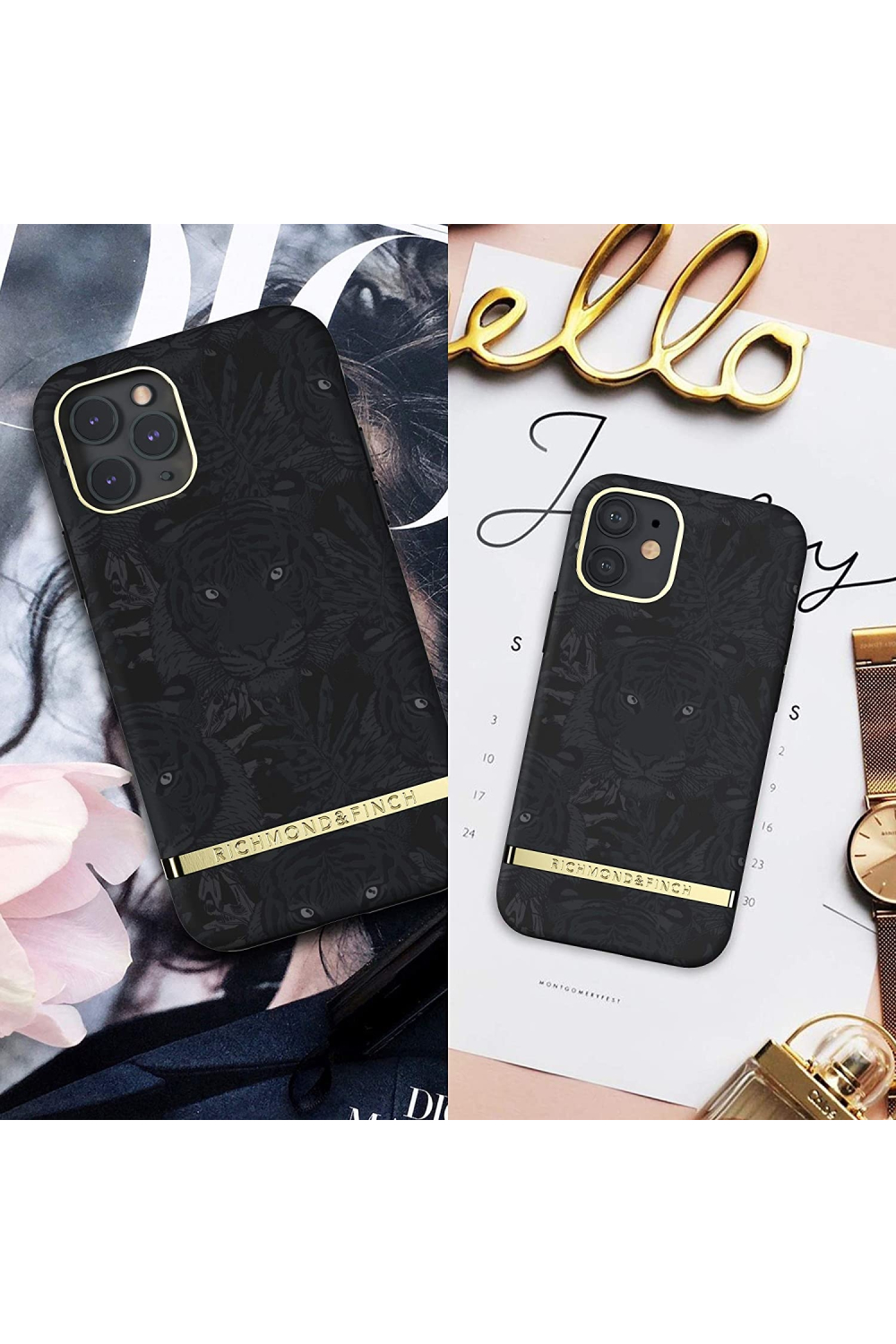 Richmond & Finch Freedom Series One-Piece Apple Iphone 13 Pro Max Black Tiger - Afbeelding 9