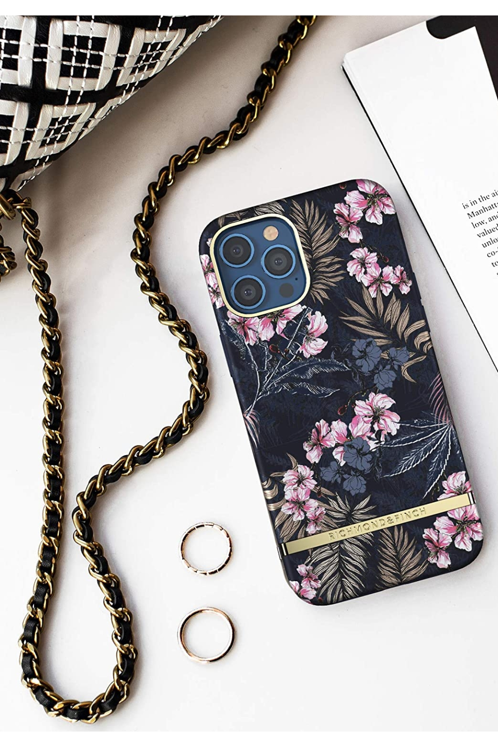 Richmond & Finch Freedom Series One-Piece Apple Iphone 13 Pro Max Floral Jungle - Afbeelding 10