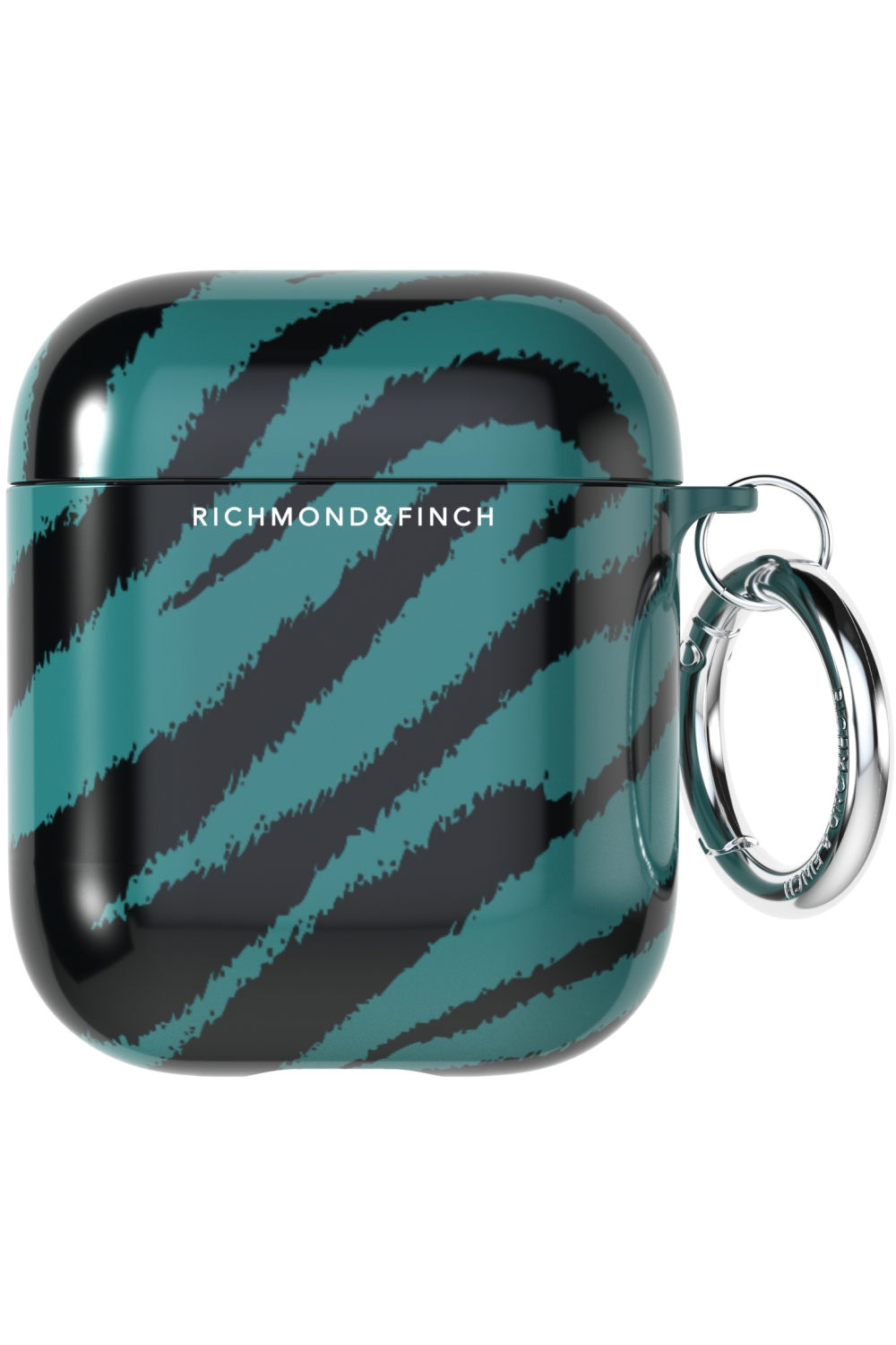 Richmond & Finch Freedom Series Apple Airpod Emerald Zebra