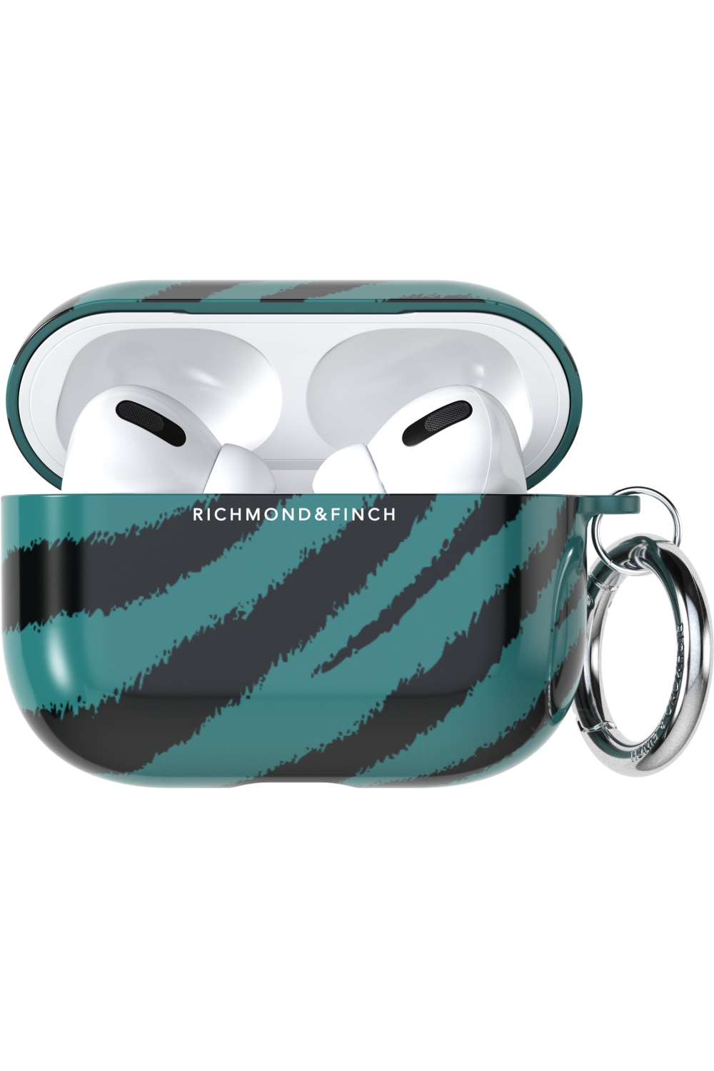 Richmond & Finch Freedom Series Apple Airpod Pro Emerald Zebra - Afbeelding 6