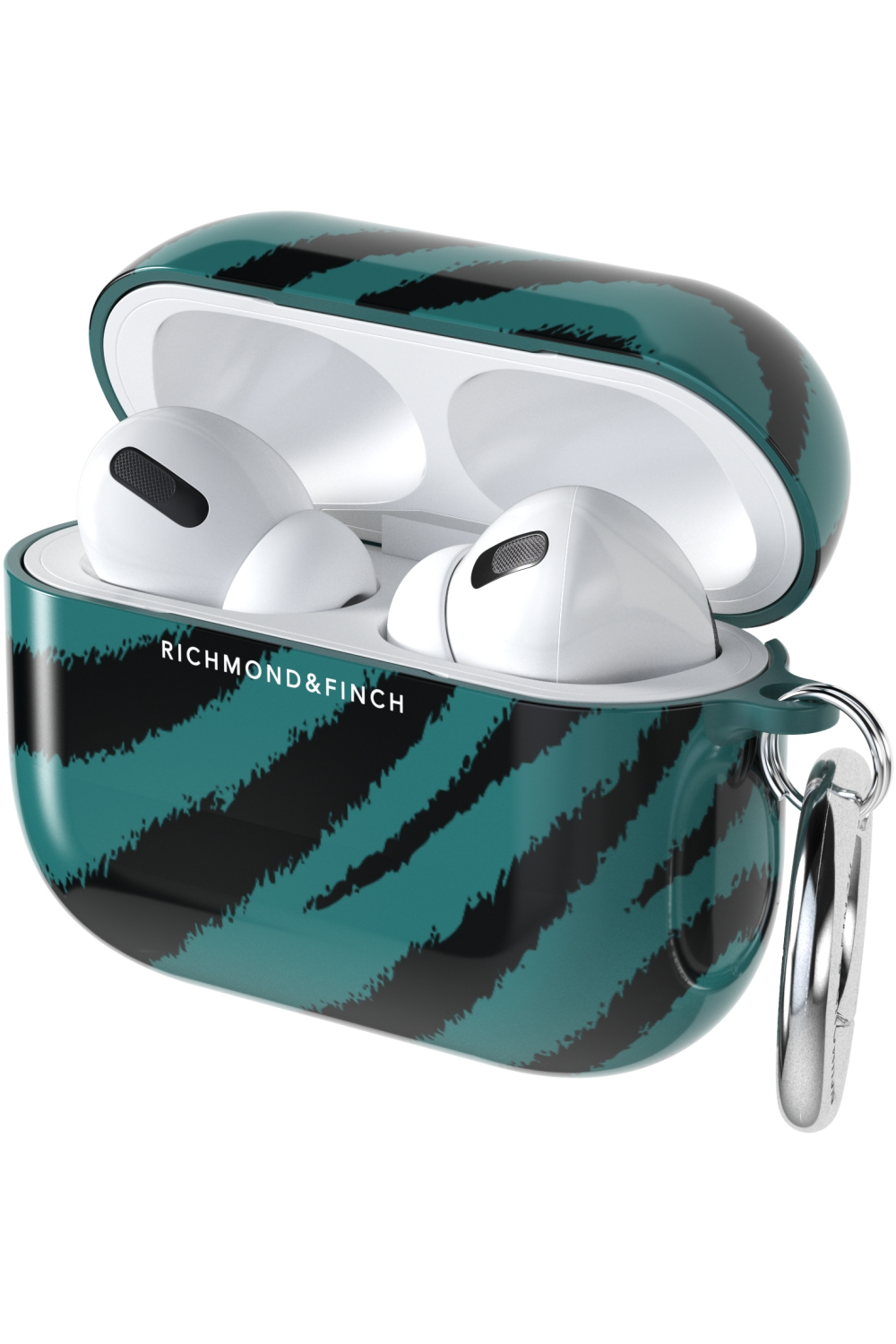 Richmond & Finch Freedom Series Apple Airpod Pro Emerald Zebra - Afbeelding 8