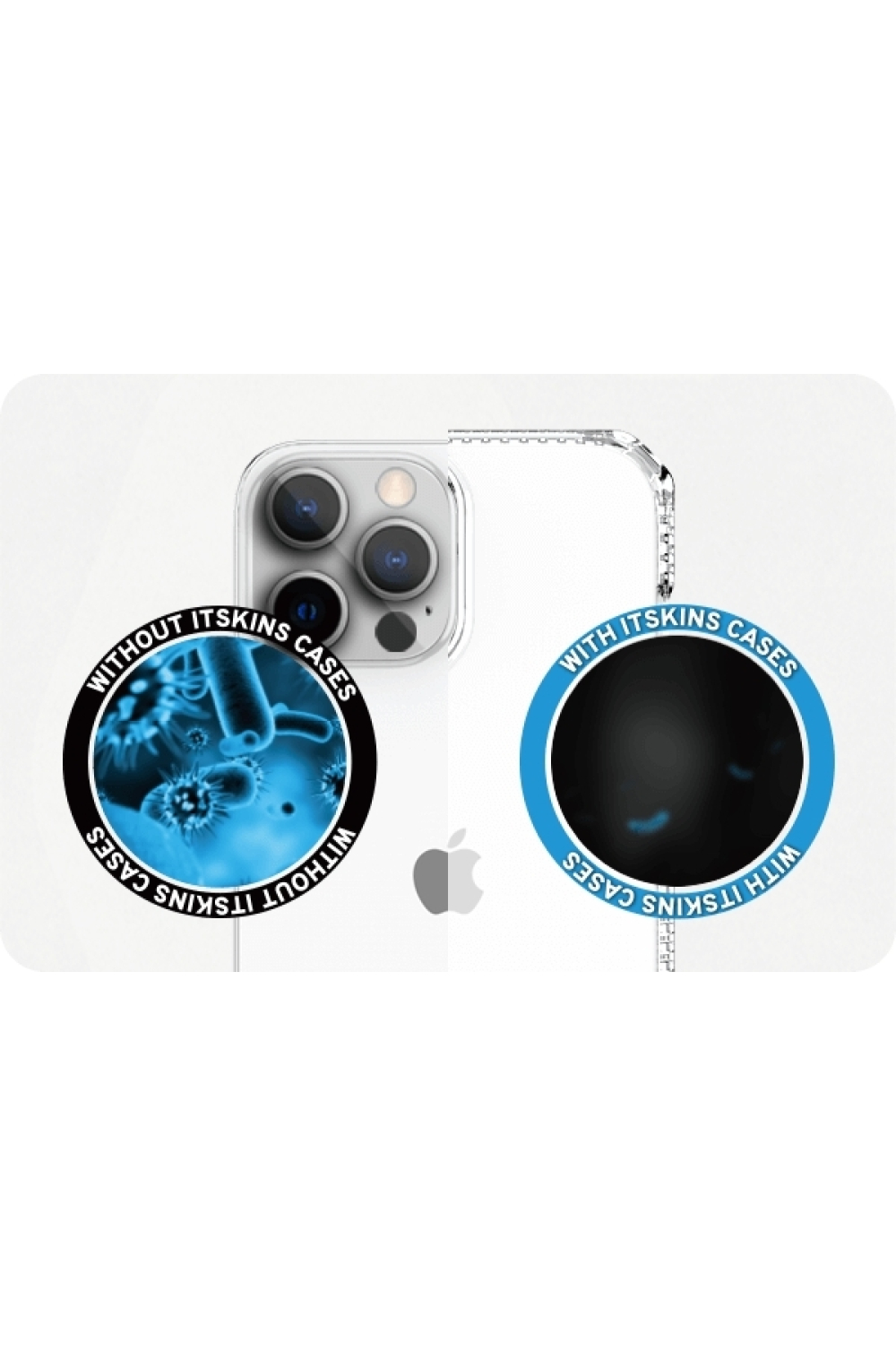 Itskins Level 2 Spectrumclear For Apple Iphone 13 Mini Smoke - Afbeelding 9