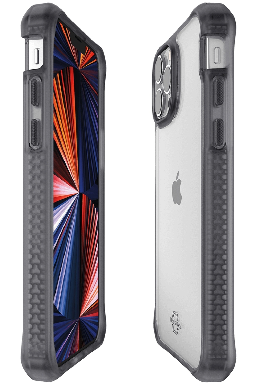 Itskins Level 2 Hybridfrost For Apple Iphone 13 Pro Max Transparent Black - Afbeelding 6
