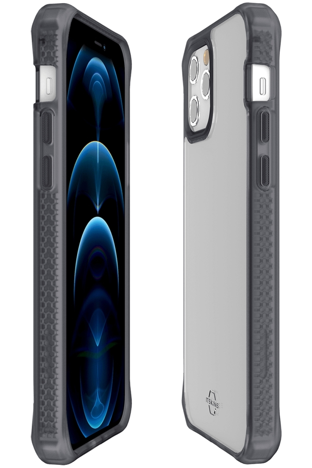 Itskins Level 2 Hybridfrost For Apple Iphone 12 Pro Max Transparent Black - Afbeelding 7