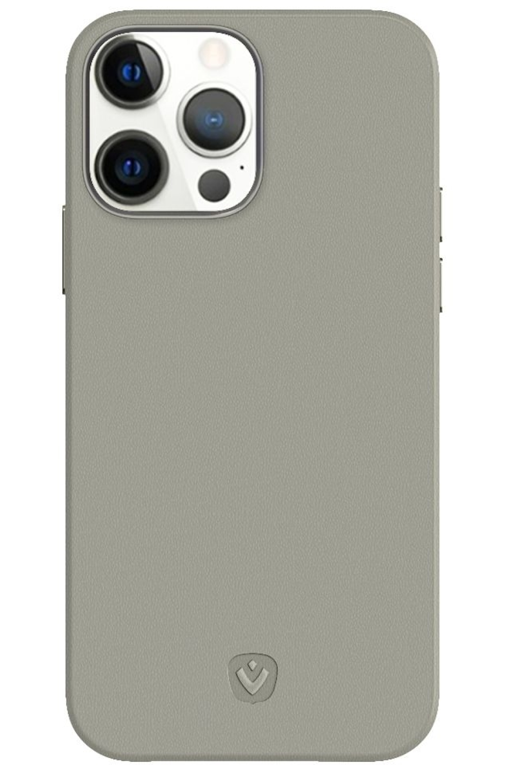 Valenta Leather Back Cover Snap Luxe Apple Iphone 13 Pro Max Grey
