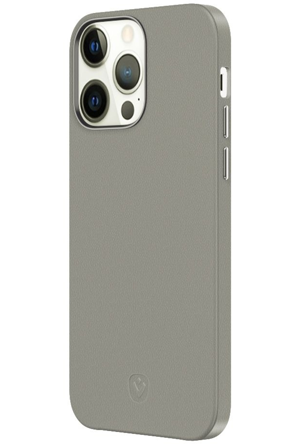 Valenta Leather Back Cover Snap Luxe Apple Iphone 13 Pro Max Grey - Afbeelding 4