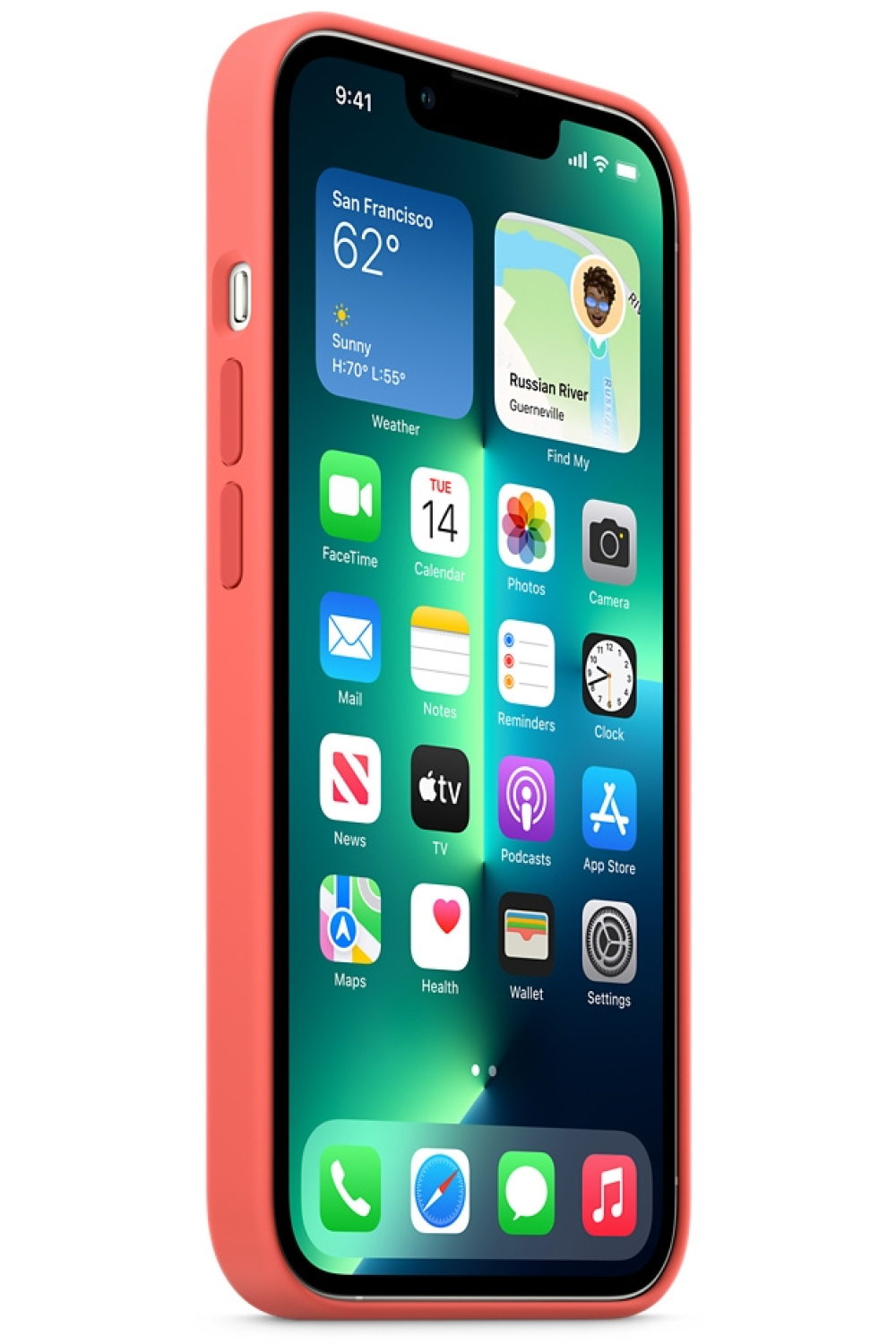 Apple Mm2E3Zm/A Apple Silicone Case With Magsafe Iphone 13 Pro Pink Pomelo - Afbeelding 3