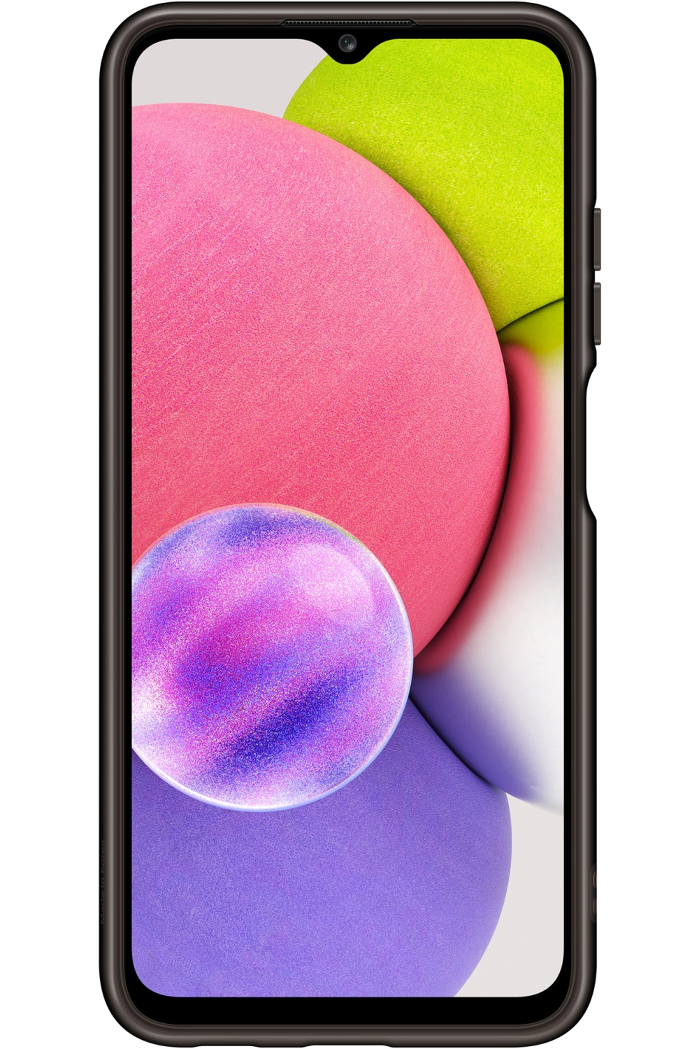 Samsung Ef-Qa038Tbegeu Samsung Soft Clear Cover Galaxy A03S Black - Afbeelding 3