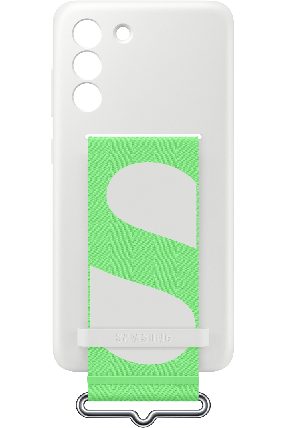 Samsung Ef-Gg990Twegww Samsung Silicone Cover With Strap Galaxy S21 Fe 5G White - Afbeelding 3