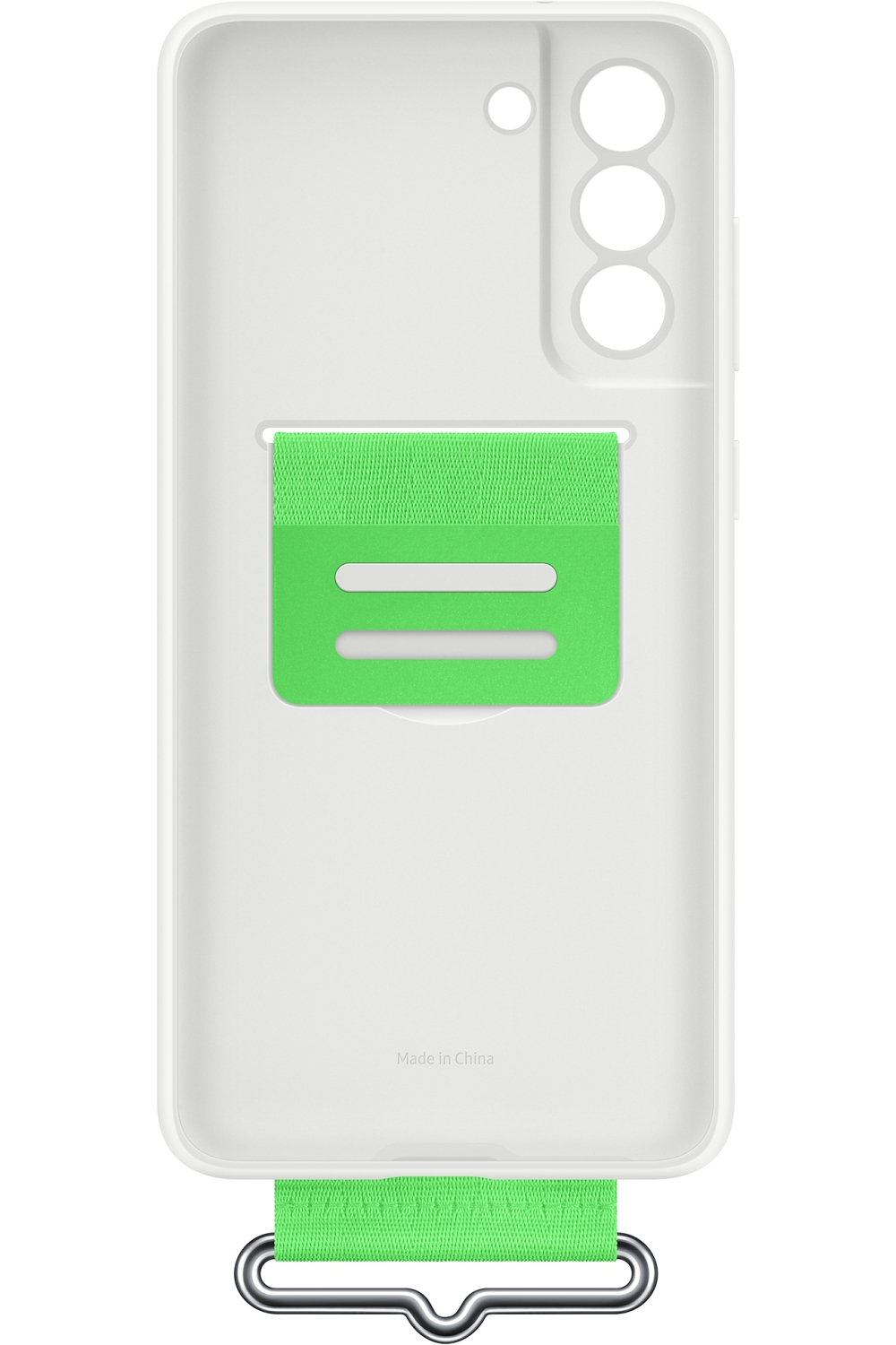 Samsung Ef-Gg990Twegww Samsung Silicone Cover With Strap Galaxy S21 Fe 5G White - Afbeelding 4