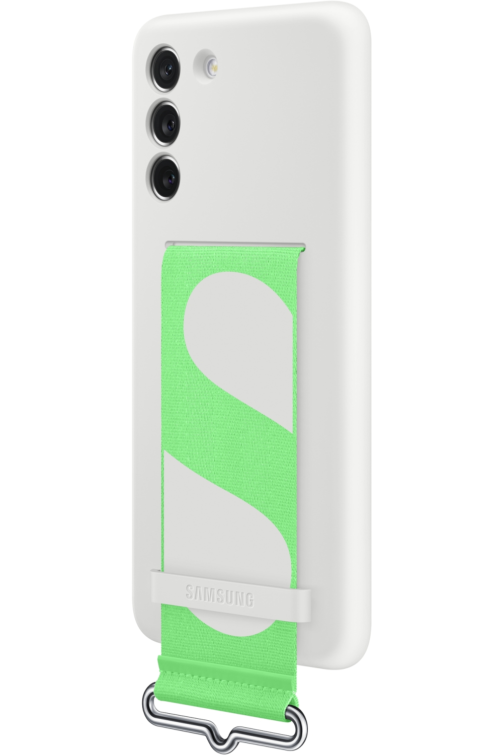 Samsung Ef-Gg990Twegww Samsung Silicone Cover With Strap Galaxy S21 Fe 5G White - Afbeelding 5