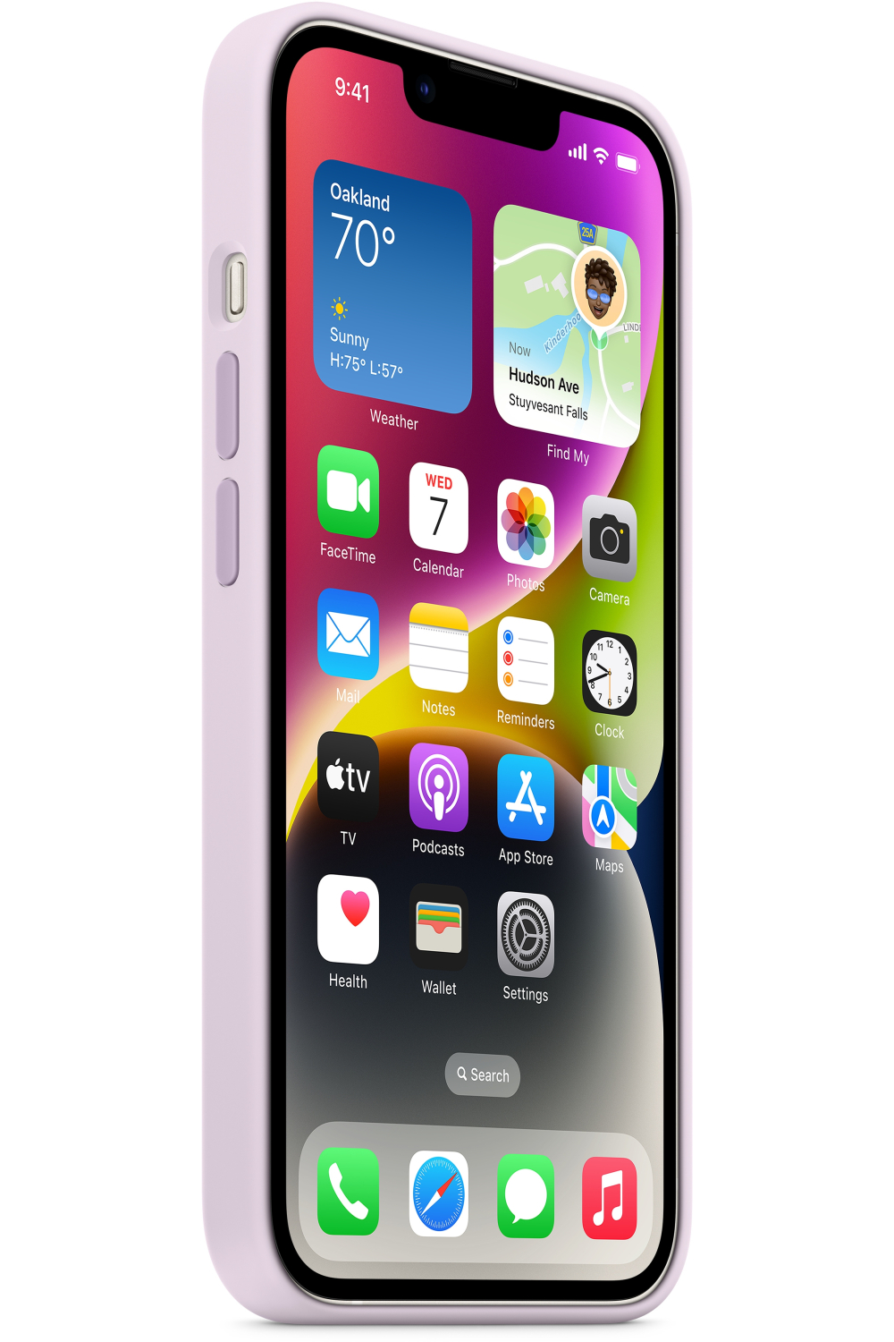 Apple Mpt83Zm/A Apple Silicone Case With Magsafe Iphone 14 Plus Lilac - Afbeelding 3