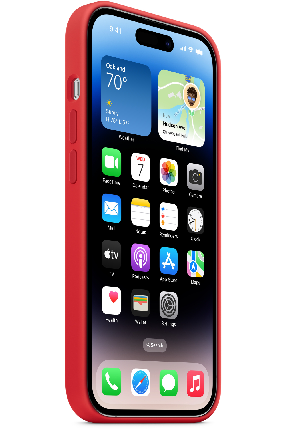 Apple Mptr3Zm/A Apple Silicone Case With Magsafe Iphone 14 Pro Max (Product) Red - Afbeelding 3