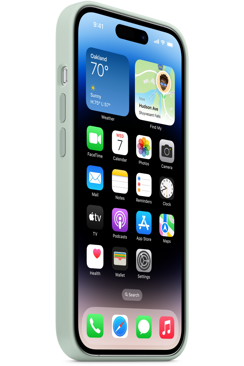 Apple Mpty3Zm/A Apple Silicone Case With Magsafe Iphone 14 Pro Max Succulent - Afbeelding 3