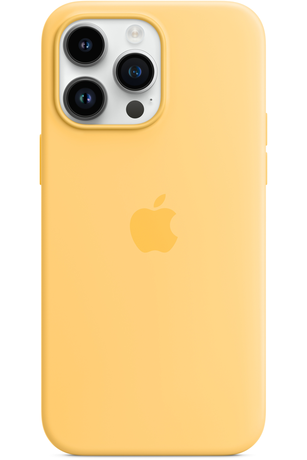 Apple Mpu03Zm/A Apple Silicone Case With Magsafe Iphone 14 Pro Max Sunglow