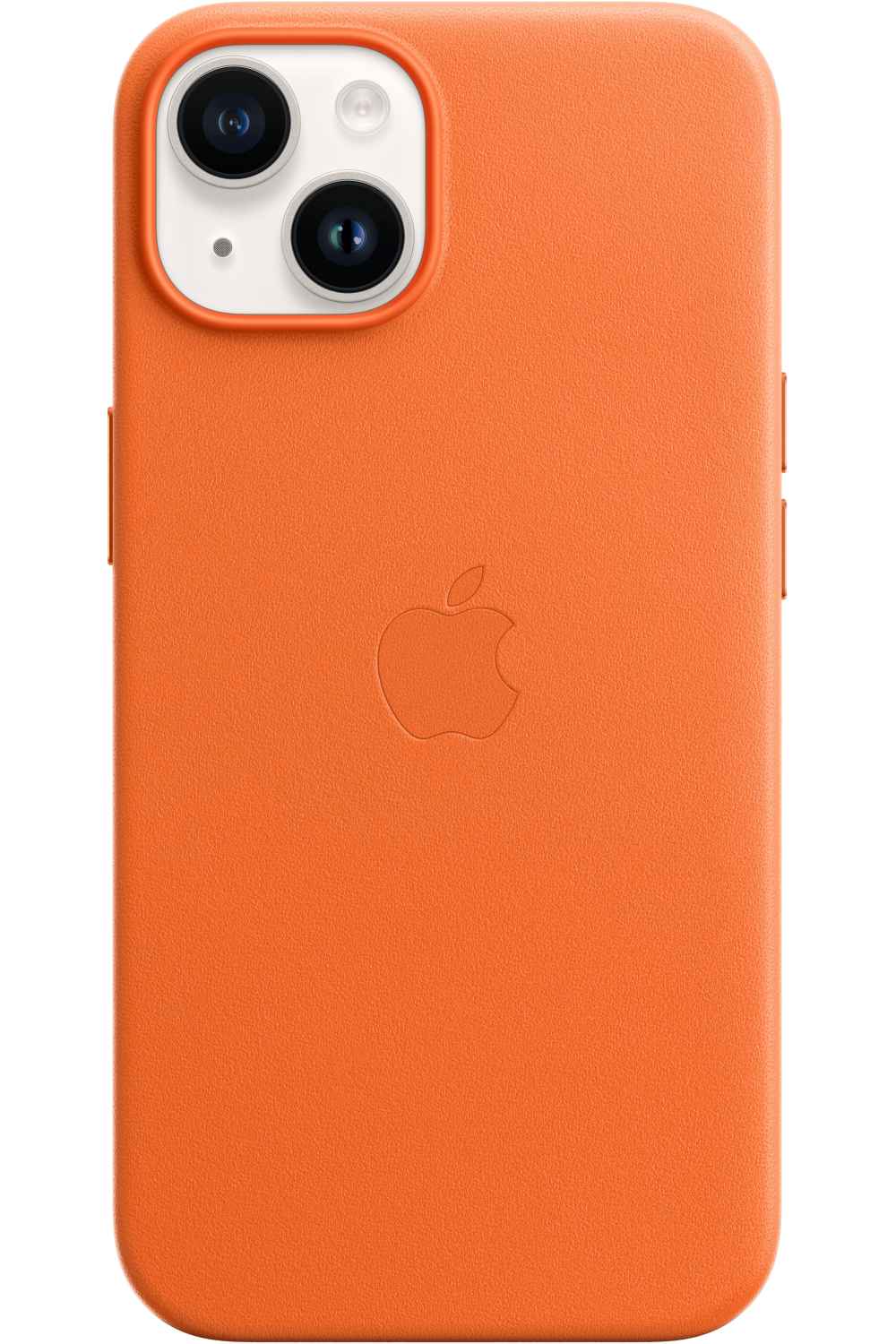 Apple Mpp83Zm/A Apple Leather Case With Magsafe Iphone 14 Orange
