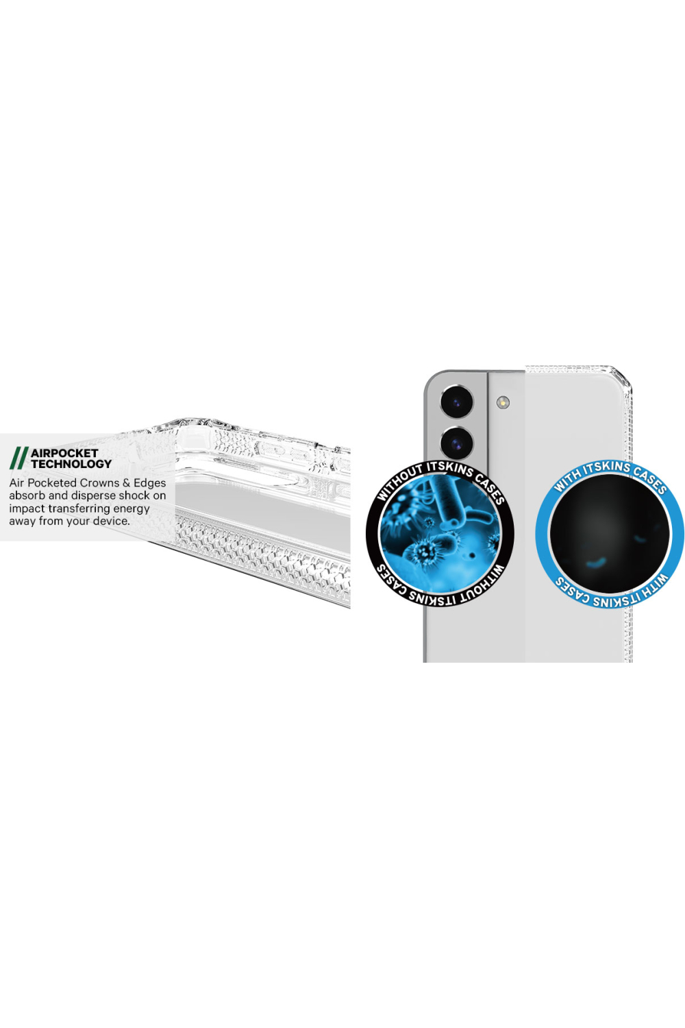 Itskins Level 2 Spectrumclear_R For Samsung Galaxy S23 5G Smoke - Afbeelding 11
