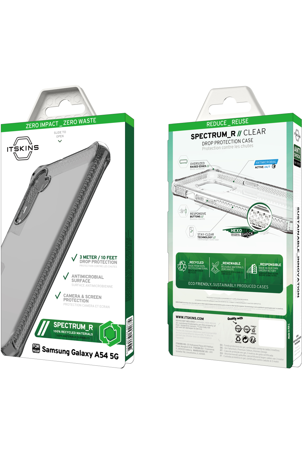 Itskins Level 2 Spectrumclear_R For Samsung Galaxy A54 5G Smoke - Afbeelding 8