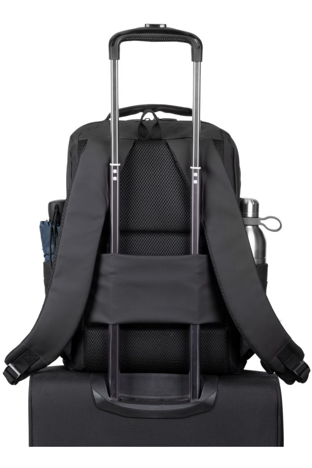 Rivacase Tegel Coated Eco Laptop Backpack 15.6Inch Black - Afbeelding 5