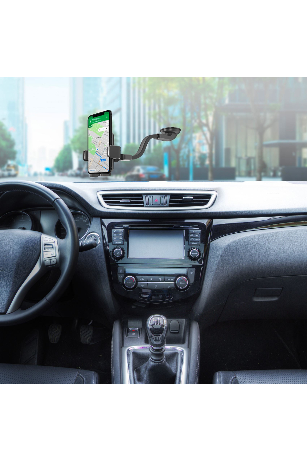 Celly Mountflexplus Universal Car Holder Black - Afbeelding 4