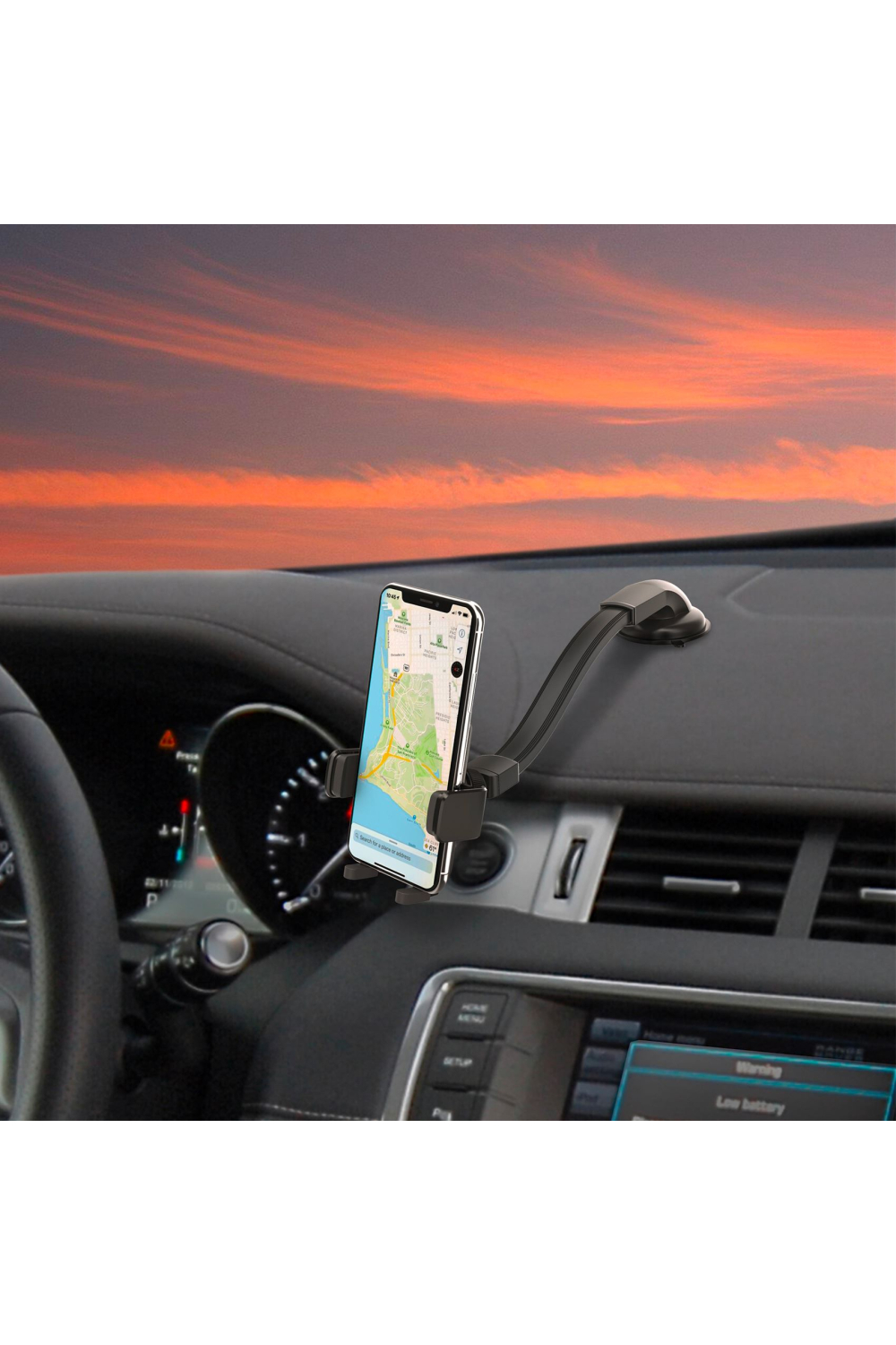 Celly Mountflexplus Universal Car Holder Black - Afbeelding 5