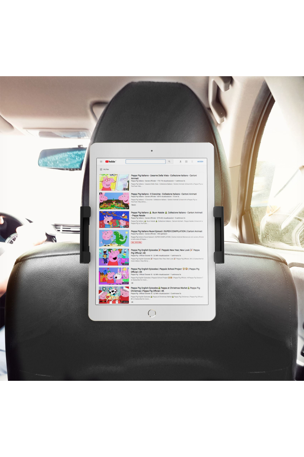 Celly Mountbacktab Universal Tablet Car Holder Black - Afbeelding 5