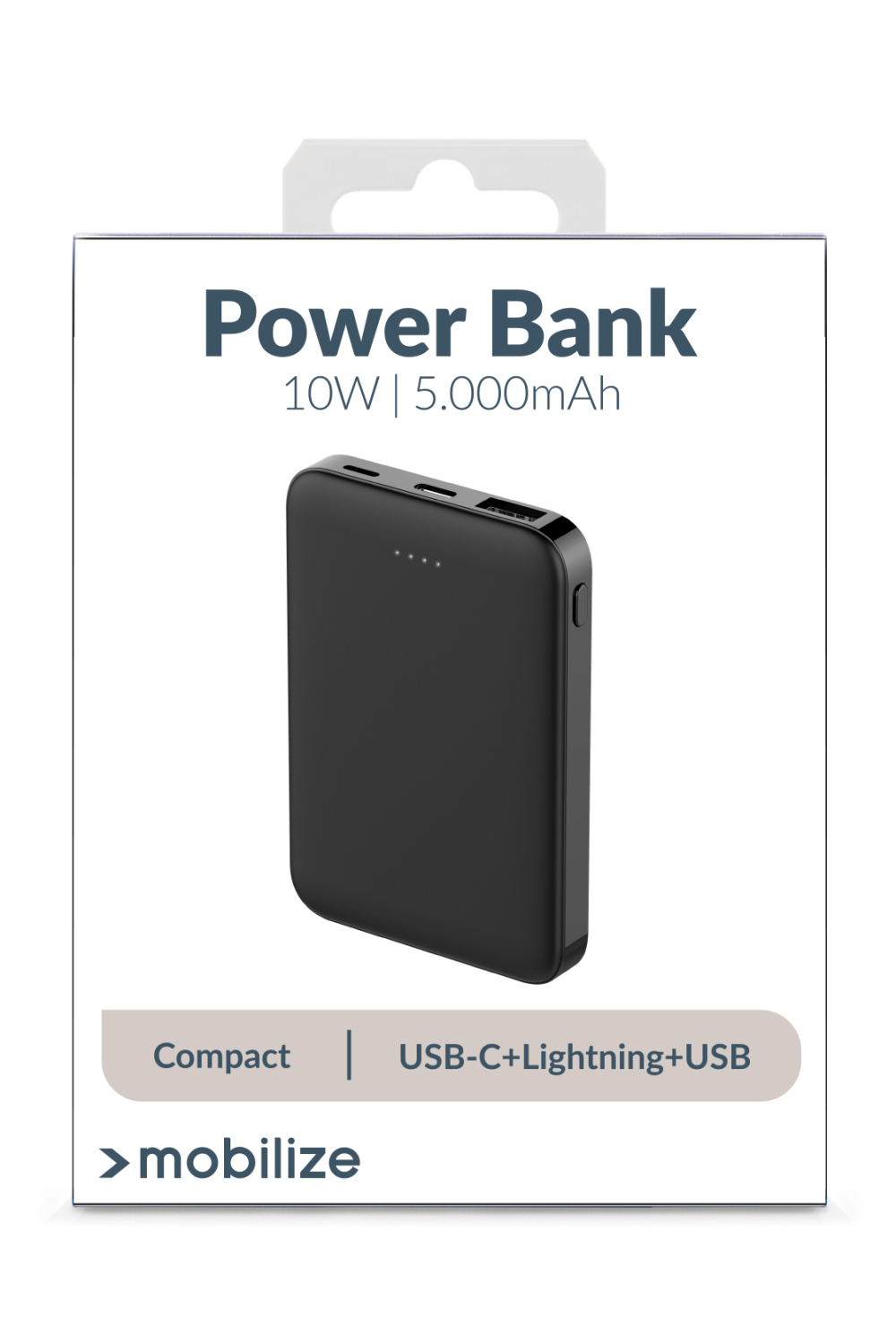 Mobilize Power Bank 5000Mah 15W Black - Afbeelding 6