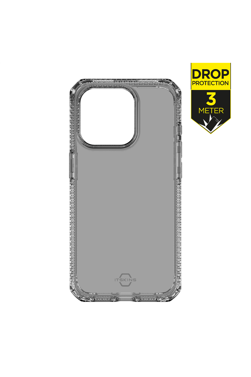 Itskins Level 2 Spectrumclear_R For Apple Iphone 15 Pro Smoke