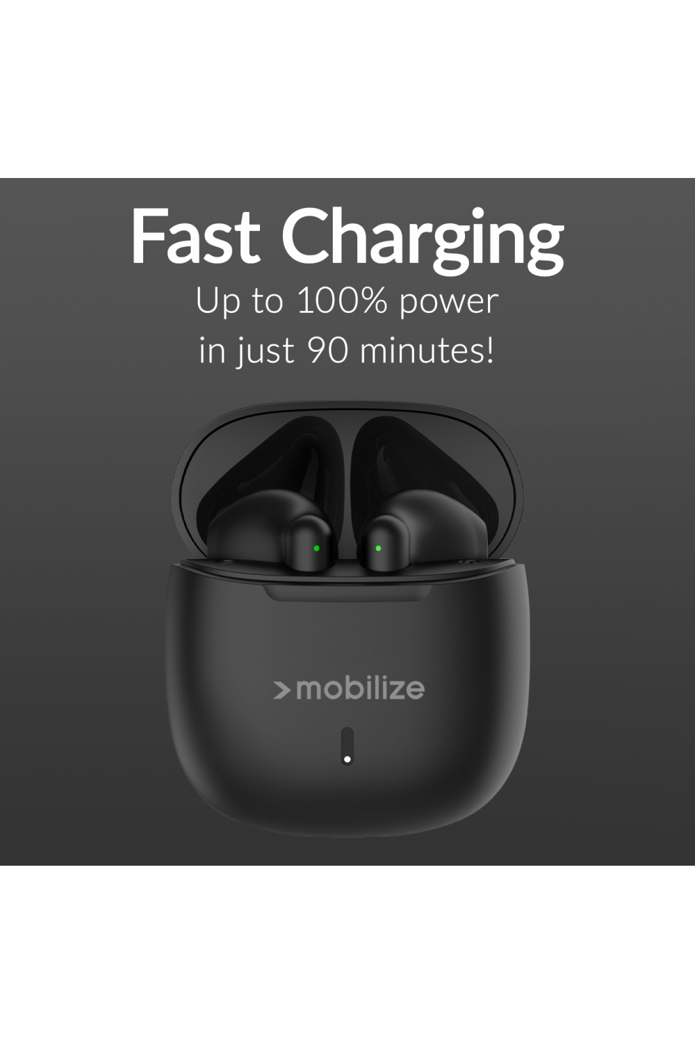 Mobilize Tws Earbuds Black - Afbeelding 3