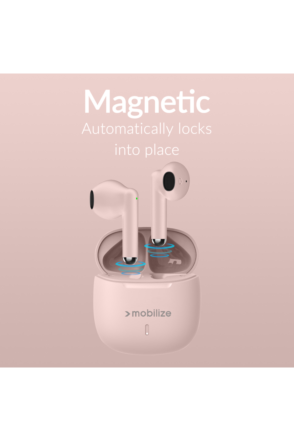 Mobilize Tws Earbuds Pastel Pink - Afbeelding 4