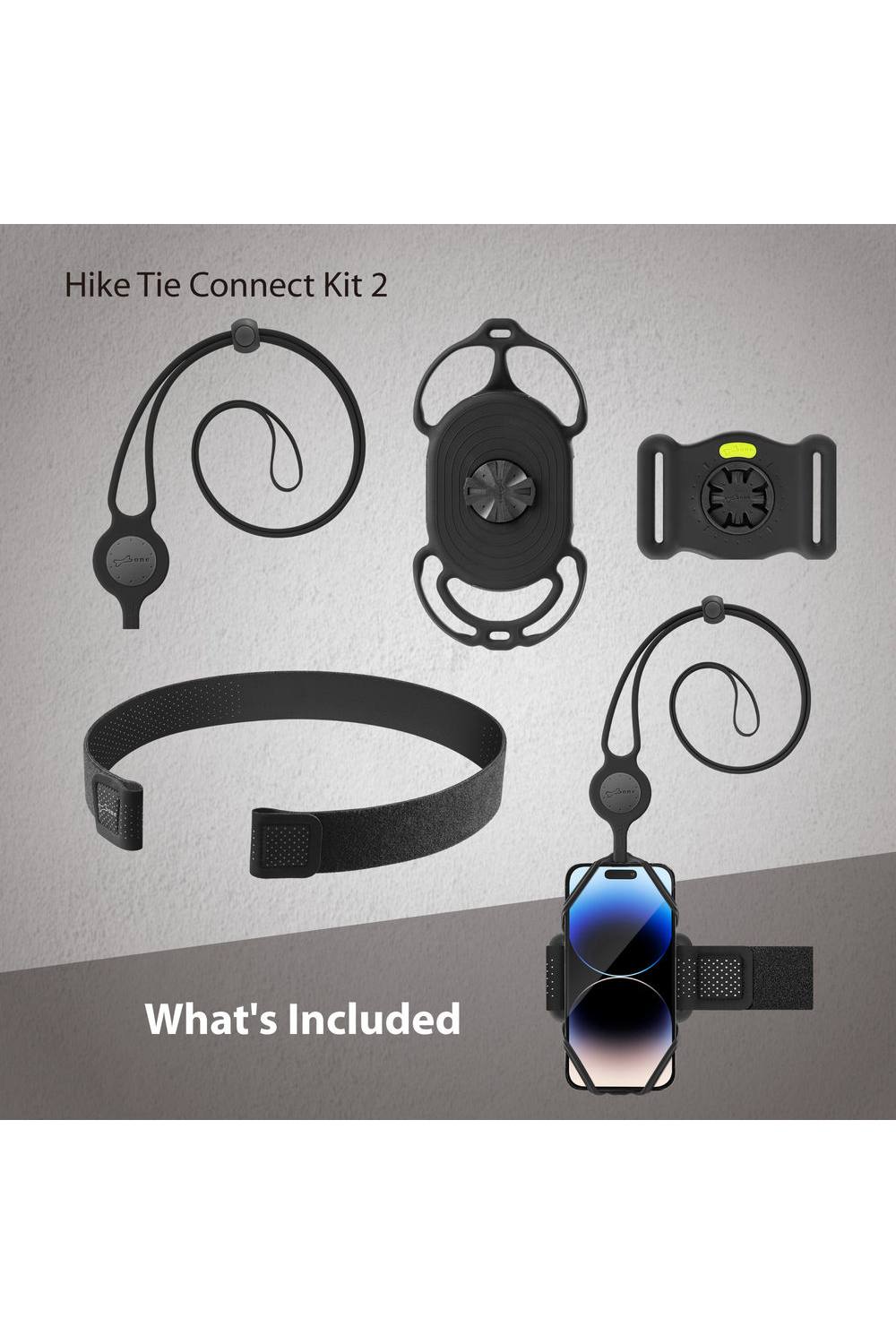 Bone Hike Tie Connect Kit 2 Black - Afbeelding 14