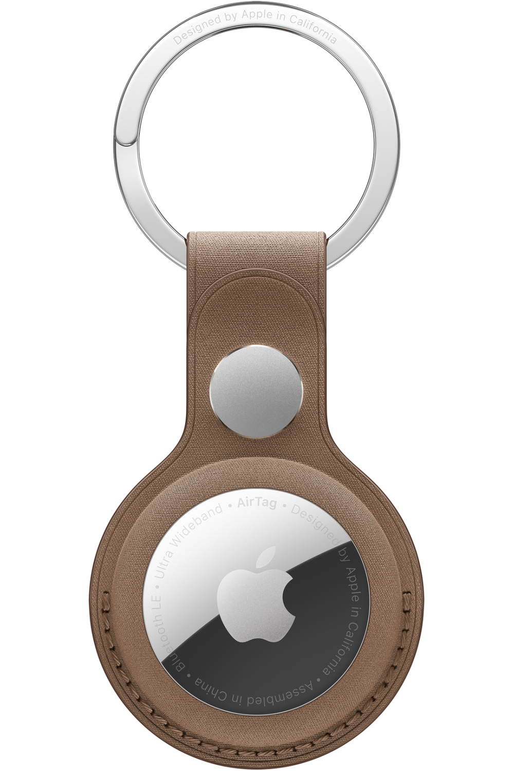 Apple Mt2L3Zm/A Apple Airtag Finewoven Key Ring Taupe