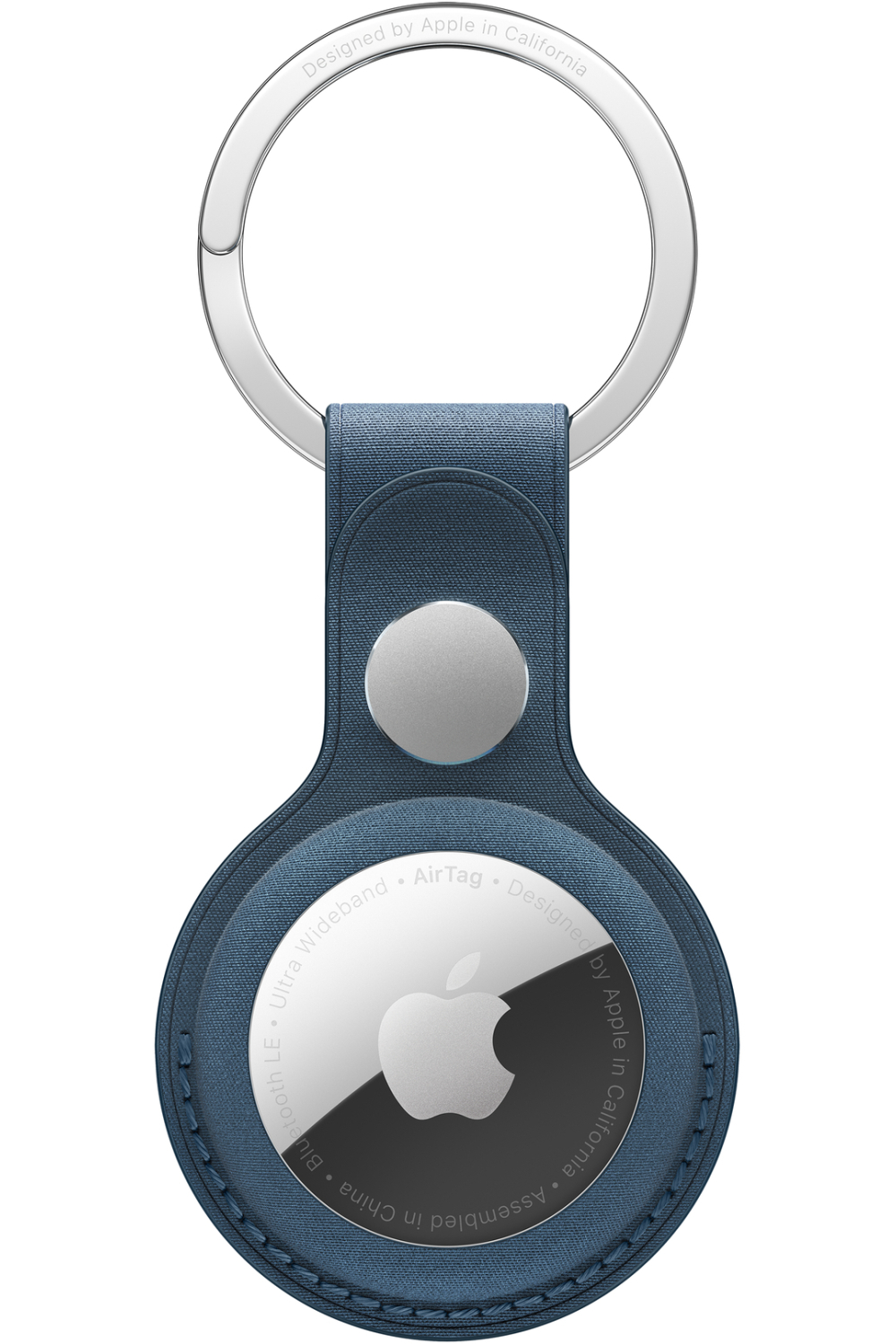 Apple Mt2K3Zm/A Apple Airtag Finewoven Key Ring Pacific Blue