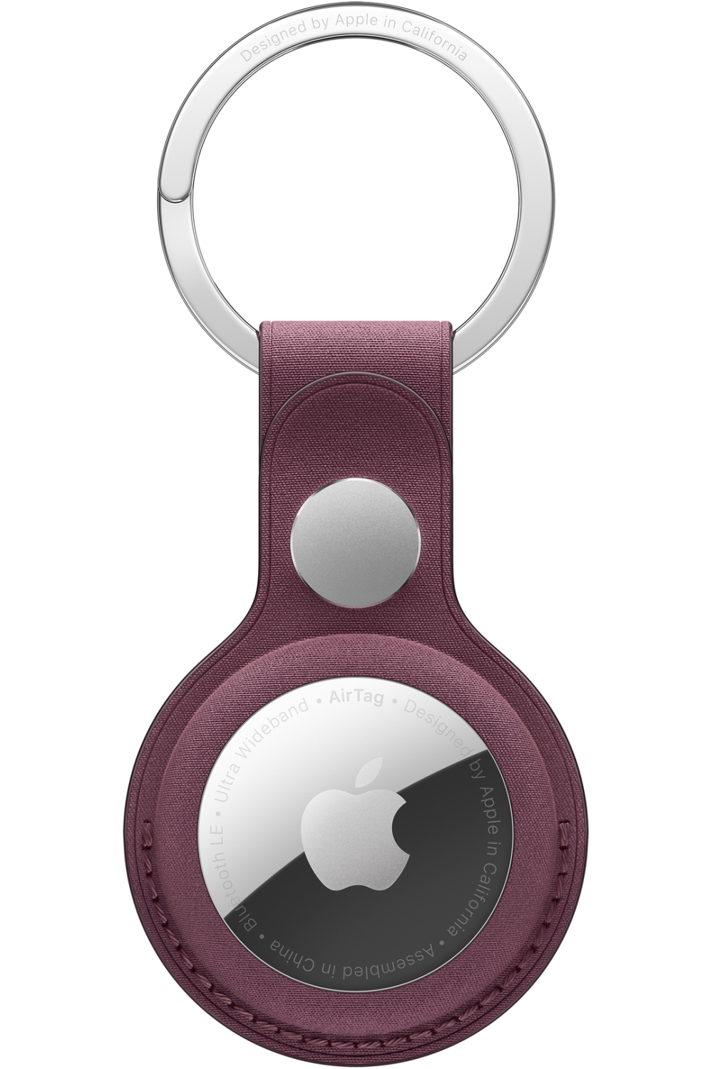 Apple Mt2J3Zm/A Apple Airtag Finewoven Key Ring Mulberry