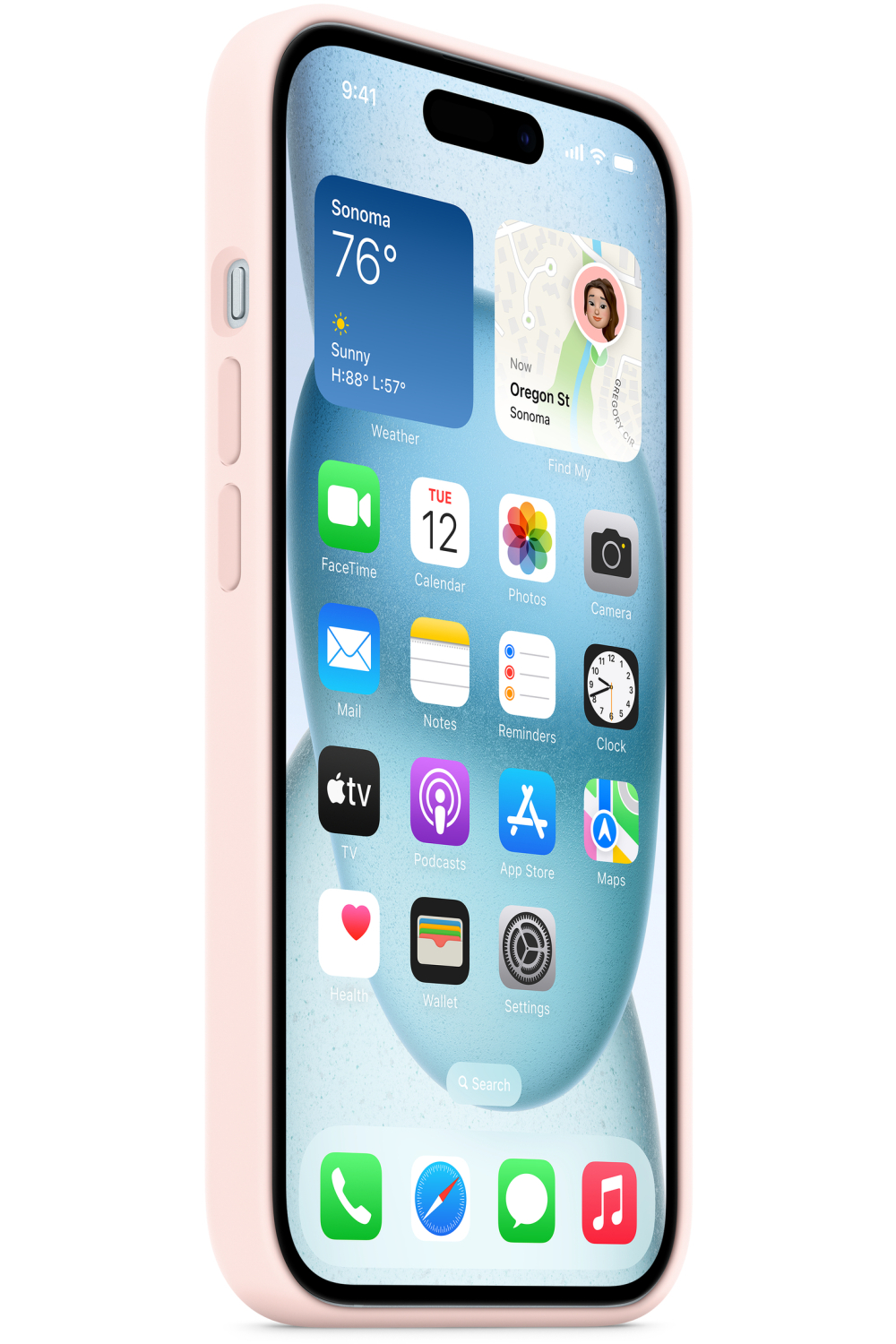 Apple Mt143Zm/A Apple Silicone Case With Magsafe Iphone 15 Plus Light Pink - Afbeelding 3