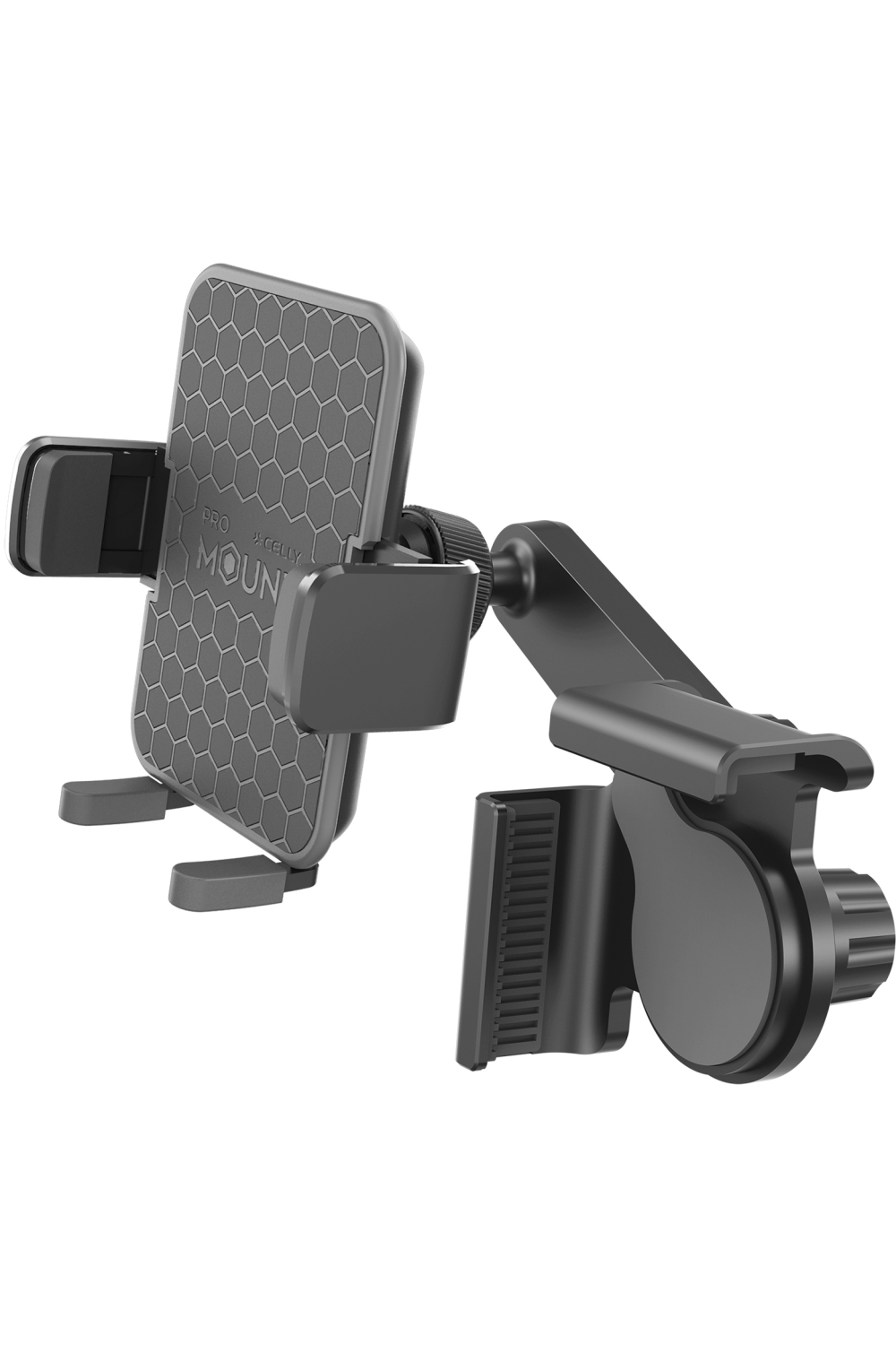 Celly Car Holder For Tesla Monitor And Dashboard Black