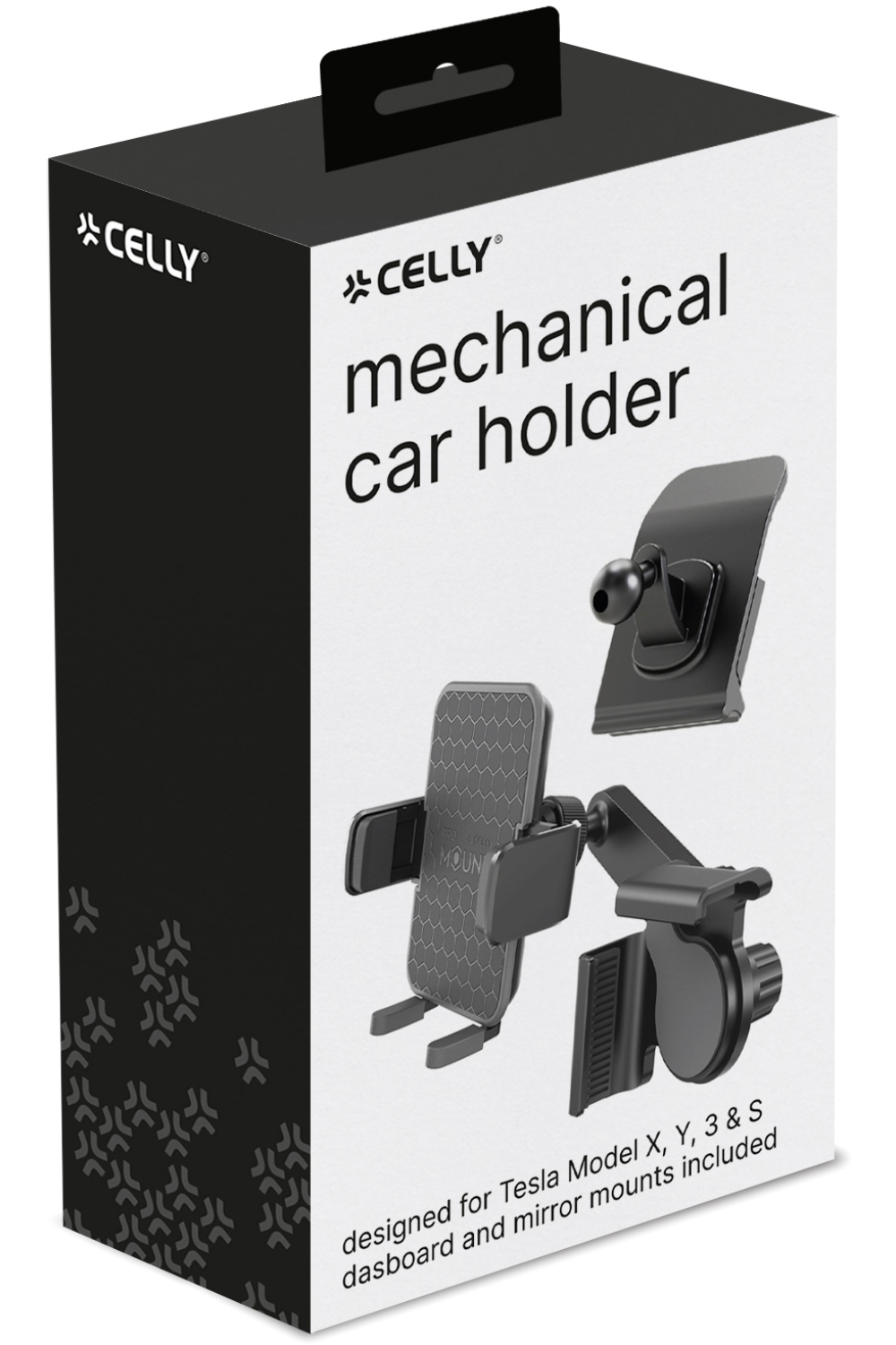 Celly Car Holder For Tesla Monitor And Dashboard Black - Afbeelding 4